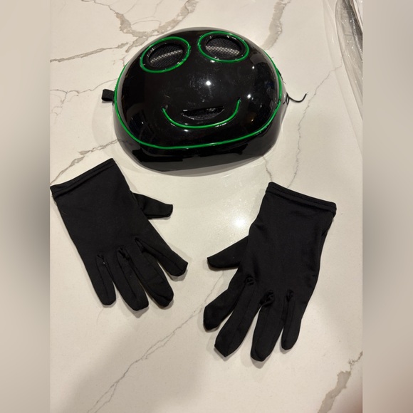 Spirit Halloween Green Light-Up Stick Figure Costume - Picture 4 of 7